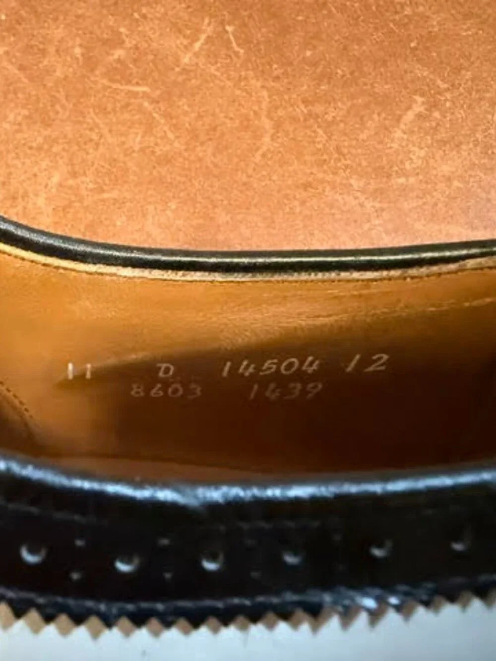 Allen Edmonds Broadstreet-style black-and-white spectator/wingtips